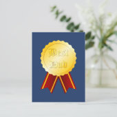 Tag des besten Vaters Postkarte (Stehend Vorderseite)