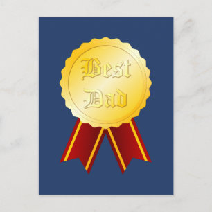 Tag des besten Vaters Postkarte