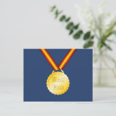 Tag des besten Vaters Postkarte (Stehend Vorderseite)