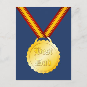 Tag des besten Vaters Postkarte