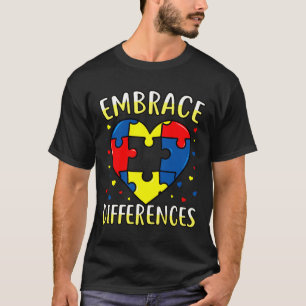 Tag des Bewusstseins für Autismus: Unterschiede T-Shirt
