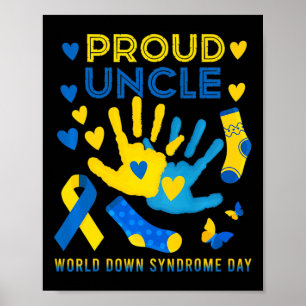 Tag des Bewusstseins für das Proud Onkel T21 World Poster