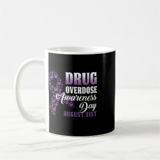 Tag des Bewusstseins für Drogenüberdosierung Shirt Kaffeetasse