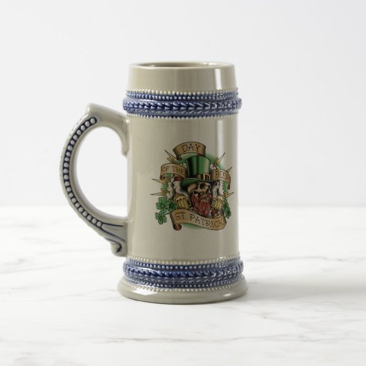 Tag des Bier St. Patrick Bierglas (Links)