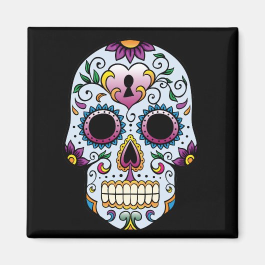 Tag des Blauen Magneten des toten Zuckers Magnet (Vorne)