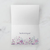 Tag des Blumennamens Karte (Innenseite)