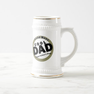 Tag des coolen Vaters Vater Bierglas