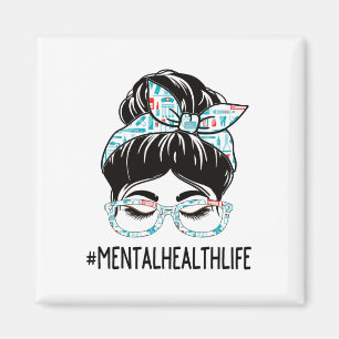 Tag des Dankes an die Frauen - Messy Bun für W Magnet