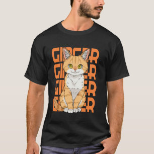 Tag des Dankes für orangefarbene Katzen September T-Shirt