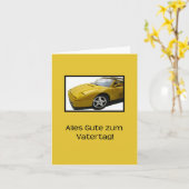 Tag des deutschen Vaters Karte (Gelbe Blume)