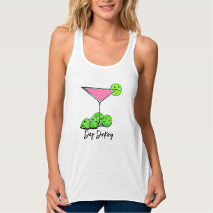 Tag des Dinking Cosmo Pink Cocktail, Pickleball Li Tank Top