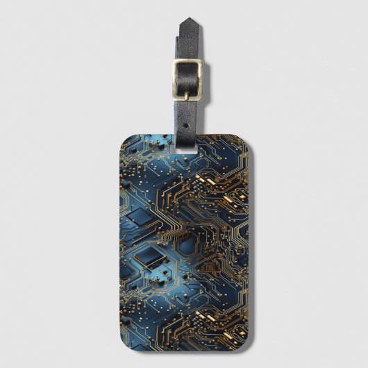 Tag des elektronischen Gepäcks Gepäckanhänger (Vorderseite Vertikal)