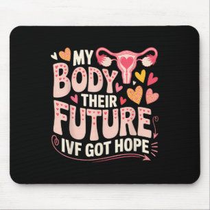 Tag des Embryonentransfers Leihmutterschaft Schwan Mousepad