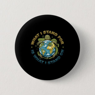 Tag des Erdklimas Klimawandel Bewusstsein Umwelt Button