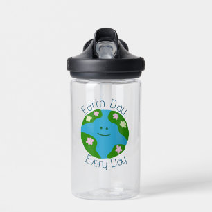 Tag des Erdtages Tag Planet Erde Aufkleber Trinkflasche