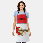 Tag des Erntedanks mit Buchstaben Schürze (Getragen)