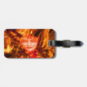 Tag des Feuerdämpfers Gepäckanhänger (Rückseite horizontal)