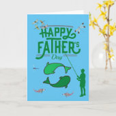 Tag des Fischervaters Karte (Gelbe Blume)