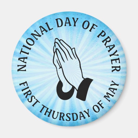 Tag des Gebet Religious Holiday Magnet (Vorne)