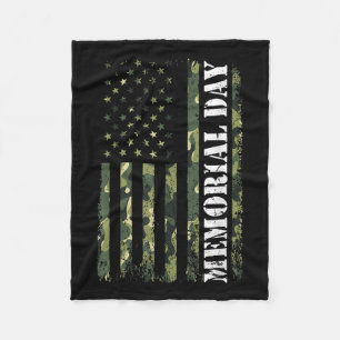Tag des Gedenkens an die US-Flagge Fleecedecke