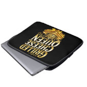Tag des gegrillten Käses Laptopschutzhülle (Vorne Knopf)