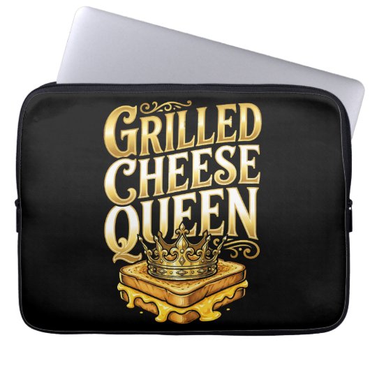 Tag des gegrillten Käses Laptopschutzhülle (Vorderseite)