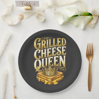 Tag des gegrillten Käses Pappteller