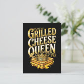 Tag des gegrillten Käses Postkarte (Stehend Vorderseite)