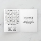 Tag des Gehirns - Nationaler Zug - 13. Oktober Karte (Innenseite)