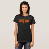 Tag des gemütlichen Designs T-Shirt (Vorne ganz)