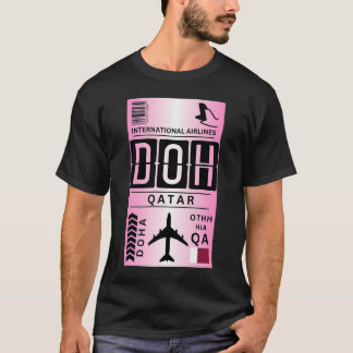 Tag des Gepäcks am Flughafen Katar T-Shirt