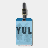 Tag des Gepäcks Pointe-Claire Gepäckanhänger (Vorderseite vertikal)