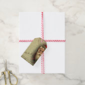 Tag des Geschenkes auf der Route des Weihnachtsman Geschenkanhänger (Mit Garn)