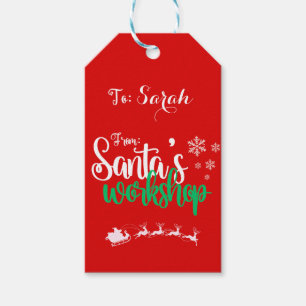 Tag des Geschenkes für den personalisierbaren Sant Geschenkanhänger