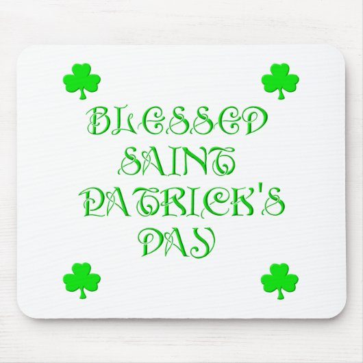 Tag des gesegneten Heiligen Patrick (3) Mousepad (Vorne)