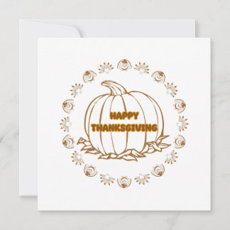 Tag des glücklichen Dankes Karte