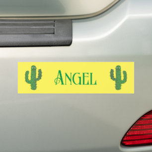 Tag des glücklichen Kaktus-Individuellen Namens Autoaufkleber
