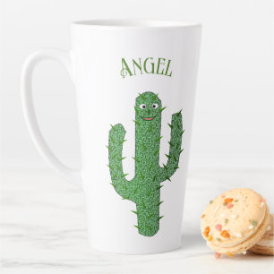 Tag des glücklichen Kaktus-Individuellen Namens Milchtasse