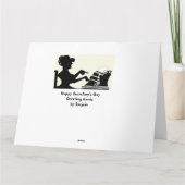 Tag des Glücklichen Sekretärs Karte (Rückseite)