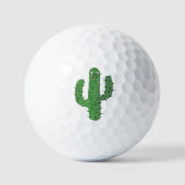 Tag des glücklichen Toten Kakteen Golfball (Vorderseite)