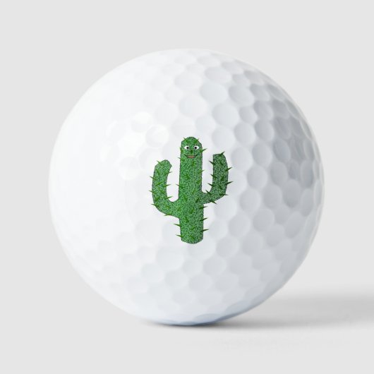 Tag des glücklichen Toten Kakteen Golfball (Vorderseite)