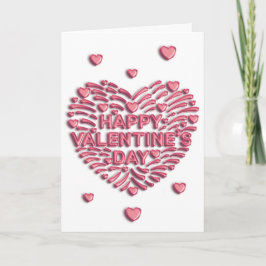 TAG DES GLÜCKLICHEN VALENTINS / FALSCHE Valentiner Feiertagskarte