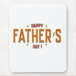 Tag des glücklichen Vaters - herzliches Geschenk f Mousepad