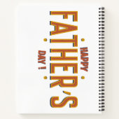 Tag des glücklichen Vaters - herzliches Geschenk f Notizblock (Rückseite)