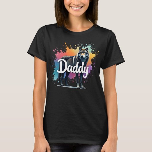Tag des glücklichen Vaters T-Shirt (Vorderseite)