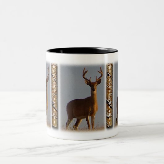 Tag des glücklichen Vaters Zweifarbige Tasse (Mittel)