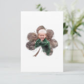 Tag des Glücks Dankeskarte (Stehend Vorderseite)