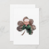 Tag des Glücks Dankeskarte (Vorne/Hinten)