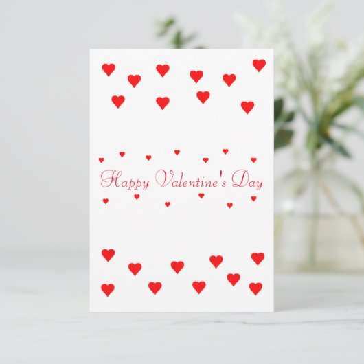 Tag des Glücks Dankeskarte (Stehend Vorderseite)