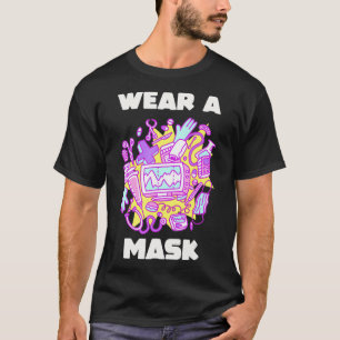 Tag des Glücks der Ärzte bei einer Maske T-Shirt